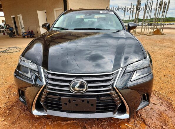 JTHBZ1BL8GA007650 2016 LEXUS GS Черный Вид спереди