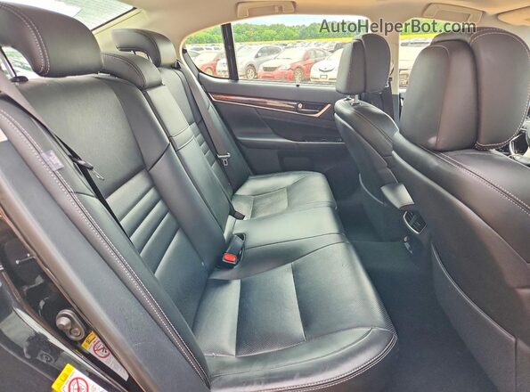 JTHBZ1BL8GA007650 2016 LEXUS GS Черный Вид задних сидений
