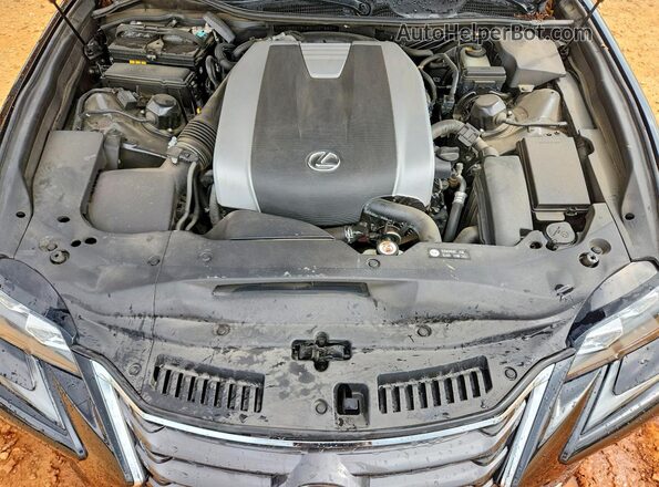 JTHBZ1BL8GA007650 2016 LEXUS GS Черный Вид задней части салона