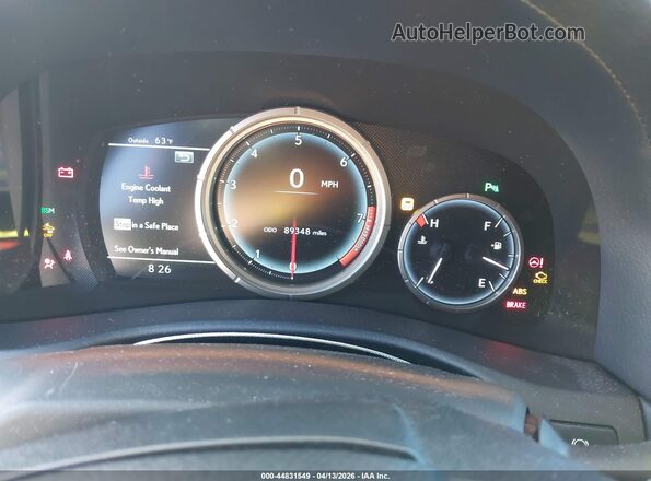 JTHBZ1BL8KA017880 2019 LEXUS GS 350 White Vista de los asientos traseros