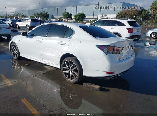 JTHBZ1BL8KA017880 2019 LEXUS GS 350 White Trasero izquierdo