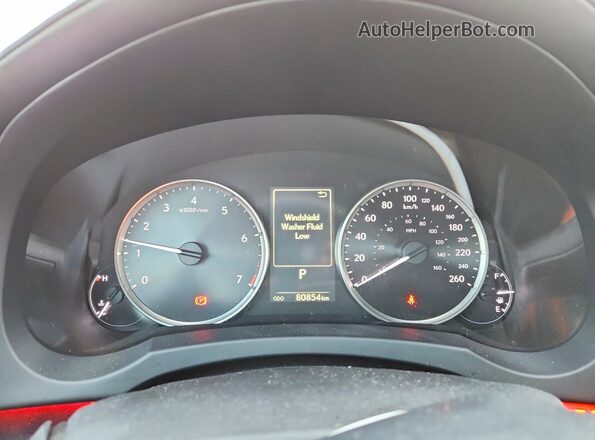 JTHC81F20P5052020 2023 LEXUS IS White Vista del cuadro de instrumentos