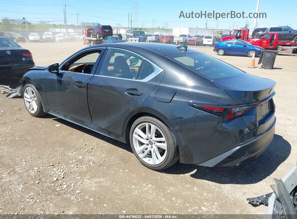 JTHC81F25M5045575 2021 LEXUS IS 300 Черный Задняя левая четверть