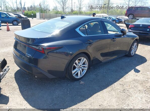 JTHC81F25M5045575 2021 LEXUS IS 300 Черный Задняя правая четверть