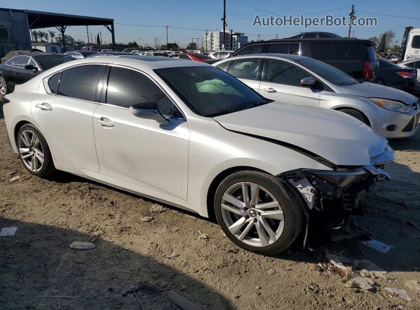 JTHCA1D24M5111511 2021 LEXUS IS White Առջևի աջ