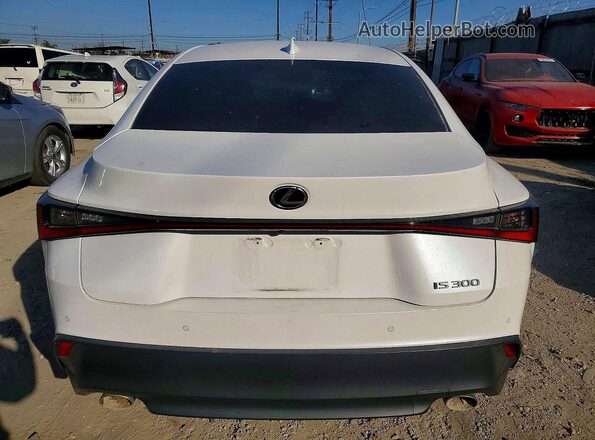JTHCA1D24M5111511 2021 LEXUS IS White Հետևի տեսք