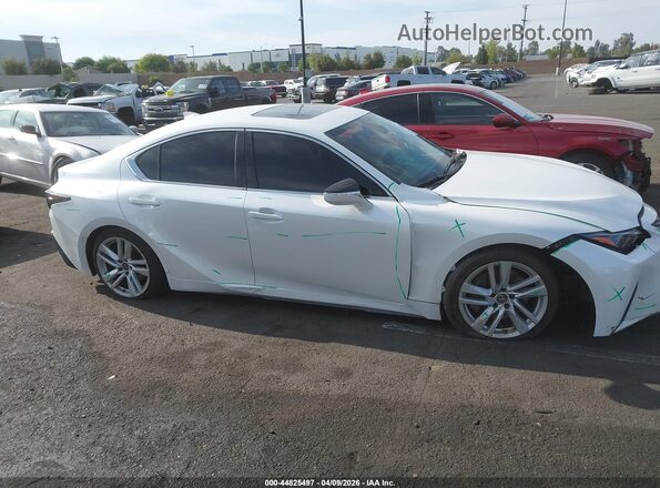 JTHCA1D29M5109558 2021 LEXUS IS 300 White 