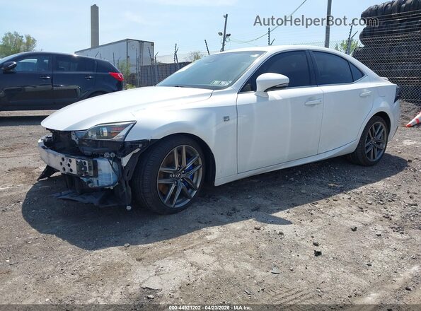 JTHCE1D24H5013346 2017 LEXUS IS 350 White წინა მარცხენა ხედი სამი მეოთხედიდან