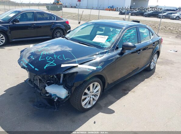 JTHCM1D21G5007151 2016 LEXUS IS 300 Black Przód lewy