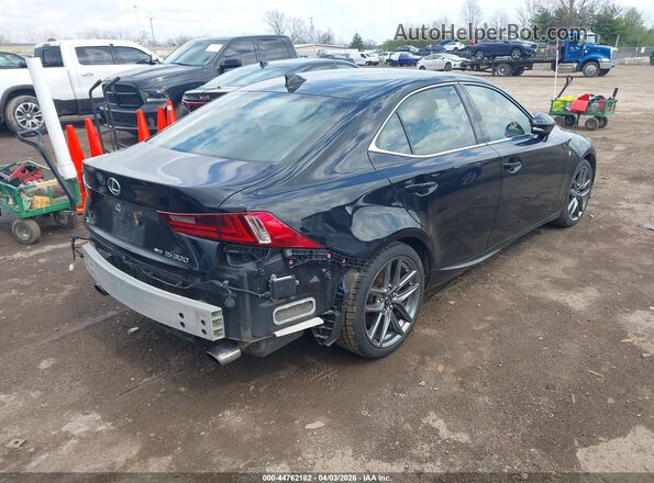 JTHCM1D21G5013127 2016 LEXUS IS 300 Black უკანა მარჯვენა