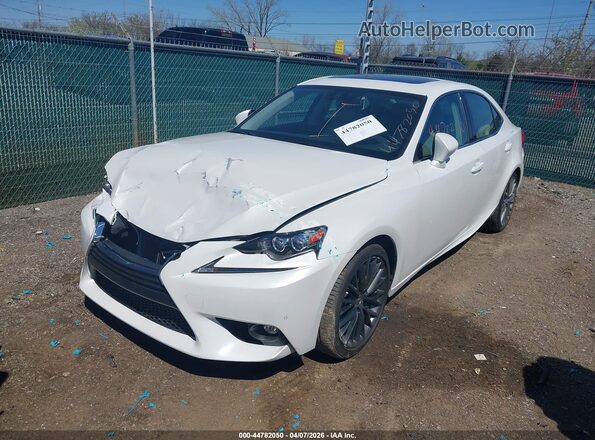 JTHCM1D22G5014352 2016 LEXUS IS 300 White წინა მარცხენა ხედი სამი მეოთხედიდან