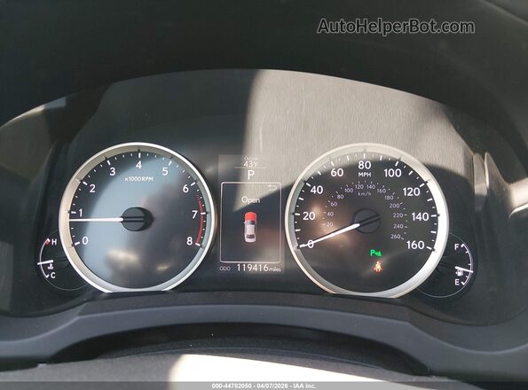 JTHCM1D22G5014352 2016 LEXUS IS 300 White უკანა სავარძლების ხედი