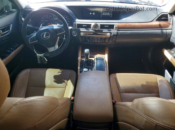 JTHCZ1BL1GA002570 2016 LEXUS GS White Dashboard view