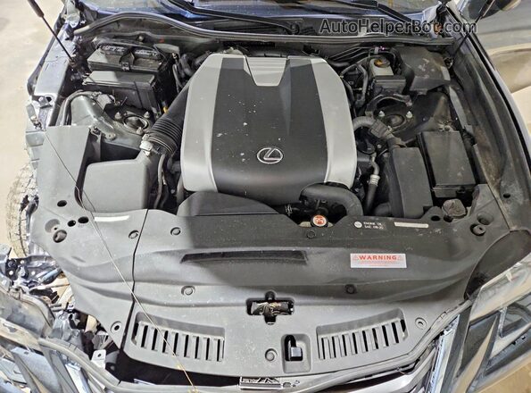 JTHCZ1BL1HA006815 2017 LEXUS GS Black Rear interior view