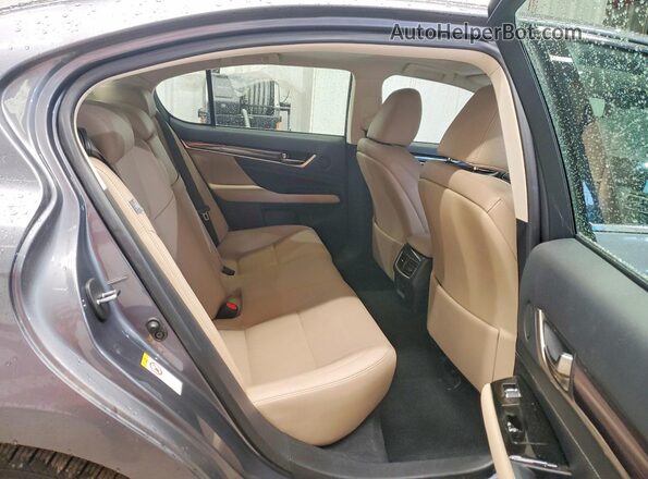 JTHCZ1BL5GA002975 2016 LEXUS GS Gray Հետևի նստատեղերի տեսք