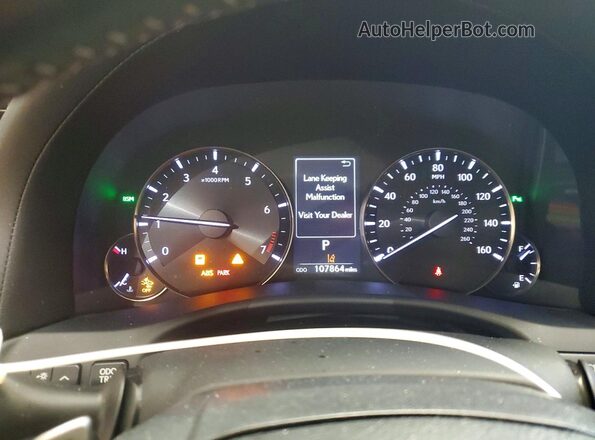 JTHCZ1BL5GA002975 2016 LEXUS GS Gray Սարքավորումների վահանակի տեսք
