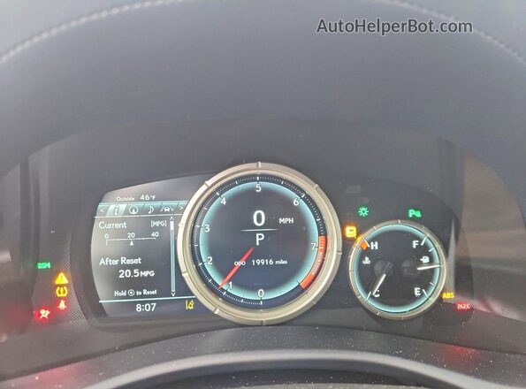 JTHCZ1BL7JA010339 2018 LEXUS GS White Սարքավորումների վահանակի տեսք