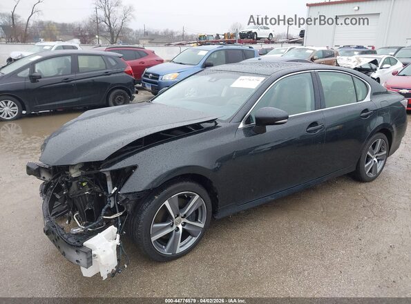 JTHCZ1BL8GA004493 2016 LEXUS GS 350 Черный Передняя левая четверть
