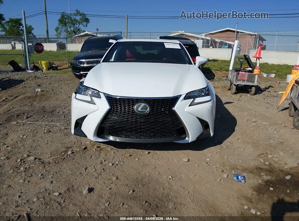 JTHCZ1BL9GA002302 2016 LEXUS GS 350 White Вид щитка приладів