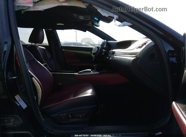 JTHCZ1BL9HA004858 2017 LEXUS GS 350 Black Widok wnętrza z przodu