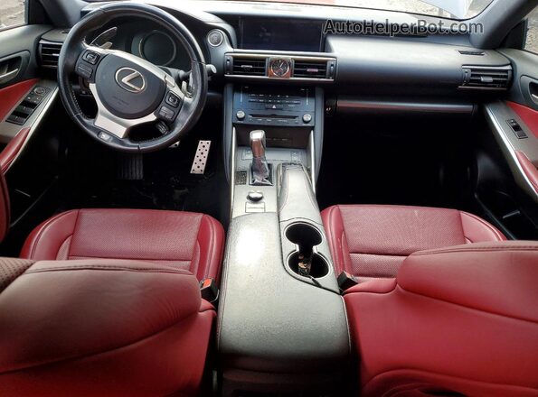 JTHCZ1D22J5015820 2018 LEXUS IS Серый Вид панели приборов