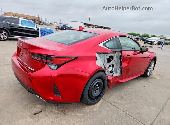 JTHD85EC3L5005984 2020 LEXUS RC Красный Задняя правая четверть