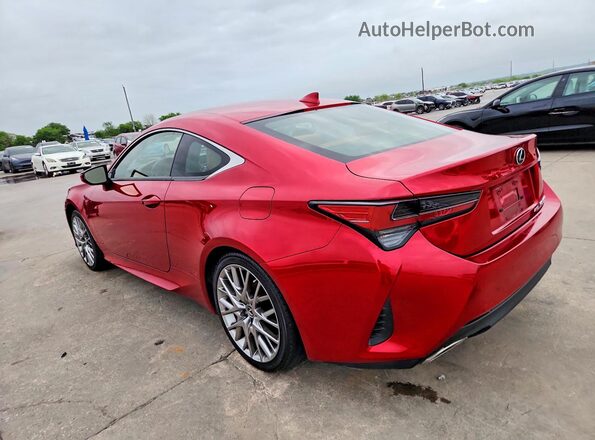 JTHD85EC3L5005984 2020 LEXUS RC Красный Задняя левая четверть