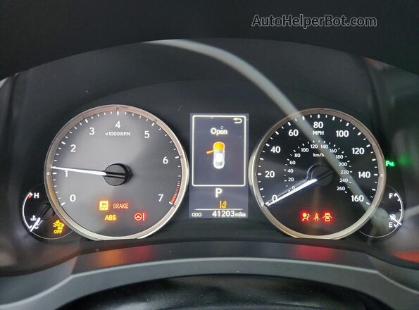 JTHD85EC3L5005984 2020 LEXUS RC Красный Вид щитка приборов