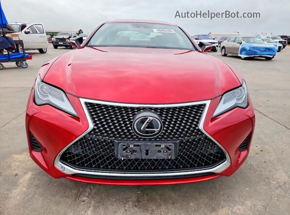 JTHD85EC3L5005984 2020 LEXUS RC Красный Вид спереди