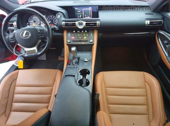 JTHD85EC3L5005984 2020 LEXUS RC Красный Вид панели приборов