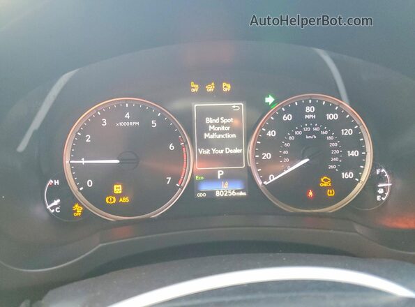 JTHDA1D21N5118972 2022 LEXUS IS Белый Вид щитка приборов