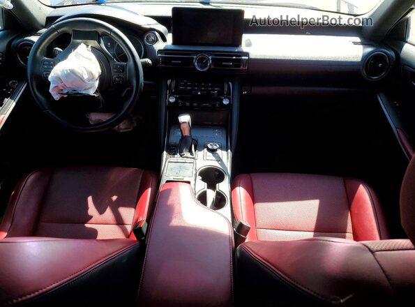 JTHDA1D25P5126771 2023 LEXUS IS Silver Dashboard view
