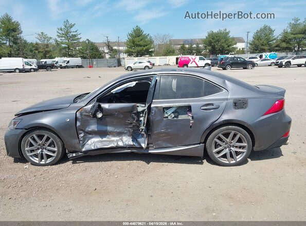 JTHG81F24L5040786 2020 LEXUS IS 300 Gray Widok wnętrza z tyłu