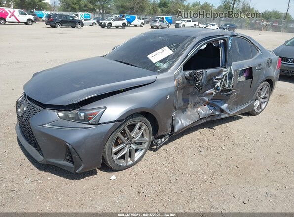 JTHG81F24L5040786 2020 LEXUS IS 300 Gray Przód lewy