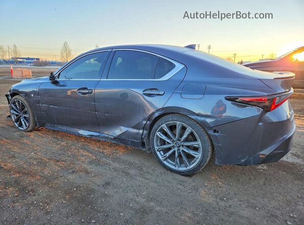 JTHG81F2XM5047503 2021 LEXUS IS Gray Rear left