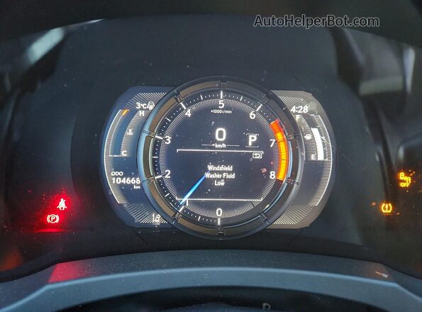 JTHG81F2XM5047503 2021 LEXUS IS Gray Instrument cluster view