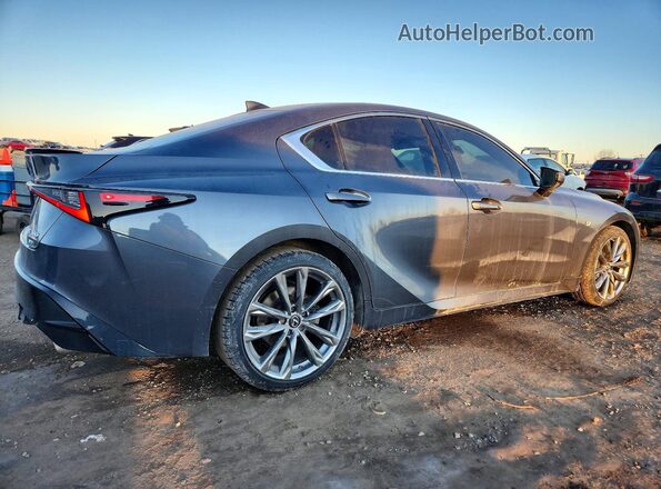 JTHG81F2XM5047503 2021 LEXUS IS Gray Rear right