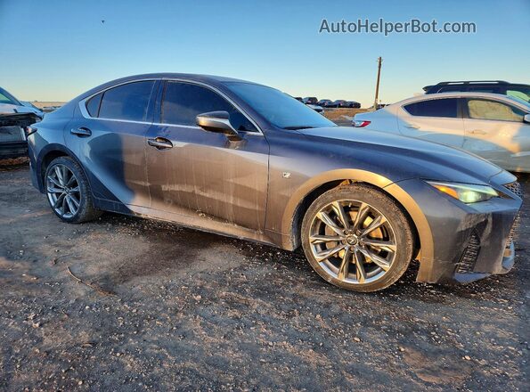 JTHG81F2XM5047503 2021 LEXUS IS Gray Front right