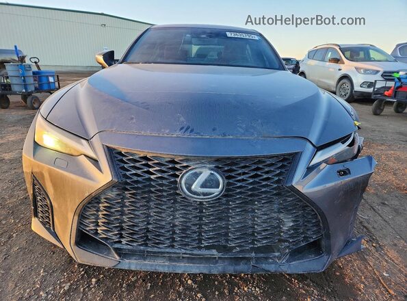 JTHG81F2XM5047503 2021 LEXUS IS Gray Front view