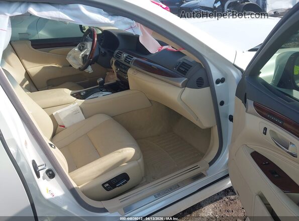 JTHGL5EF1H5057725 2017 LEXUS LS 460 White Սալոնի դիմացի տեսք