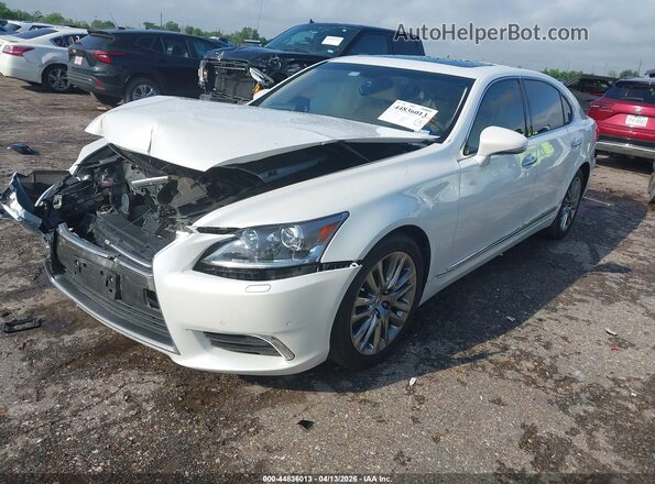 JTHGL5EF1H5057725 2017 LEXUS LS 460 White Առջևի ձախ երեք քառորդ տեսարան
