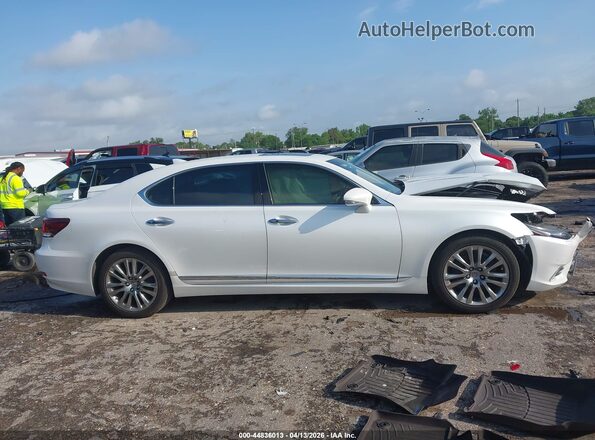 JTHGL5EF1H5057725 2017 LEXUS LS 460 White Սալոնի հետևի տեսք