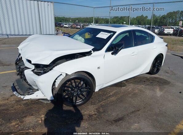 JTHGZ1B22M5038751 2021 LEXUS IS White წინა მარცხენა ხედი სამი მეოთხედიდან