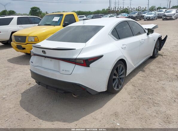 JTHGZ1B22M5043691 2021 LEXUS IS 350 White Trasero derecho