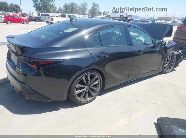 JTHGZ1B22S5087672 2025 LEXUS IS 350 Black Trasero derecho