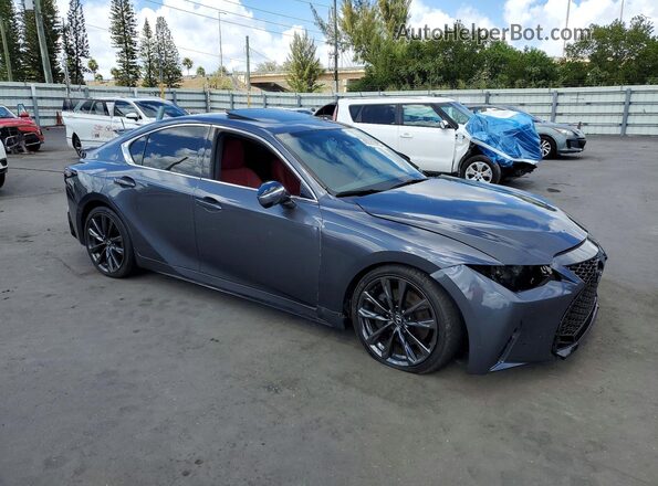 JTHGZ1B23P5071004 2023 LEXUS IS Gray Передня права чверть