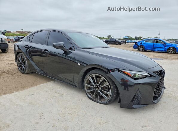 JTHGZ1B24M5039612 2021 LEXUS IS Black Передня права чверть