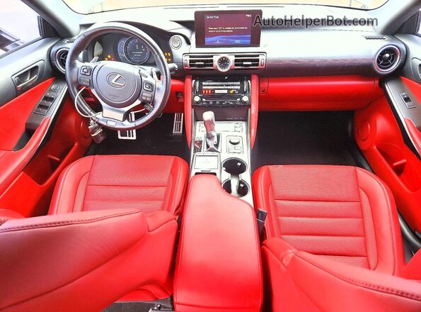 JTHGZ1B24M5039612 2021 LEXUS IS Black Вид панелі приладів