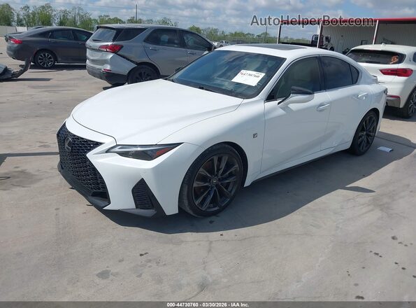 JTHGZ1B27M5045646 2021 LEXUS IS 350 Белый Передняя левая четверть
