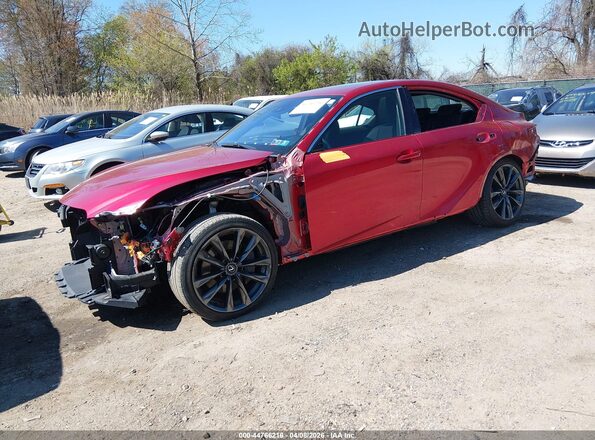 JTHGZ1E22P5031928 2023 LEXUS IS 350 Red Front left